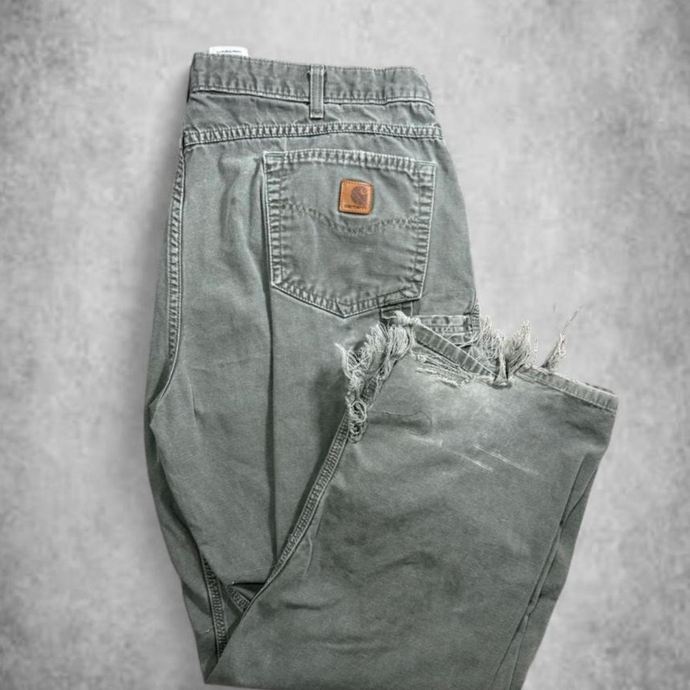 Carhartt B159-DMS Loose Original Fit Dungaree Pants 42x30 Desolation Sage Green